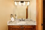 Each en suite bathroom has a Jacuzzi tub and shower steam in master, tile flooring, alder wood cabinets and stone countertops